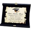 Generico Targa Laurea | Cofanetto con Pergamena | Regalo per Diploma di Laurea (Blu, 20x15 cm)