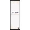 Dutch Frame Factory - Cornice 25x75 cm - Nero Opaco - Cornice per foto in Plastica con vetro plastico Antiriflesso - Cornice portafoto 25x75 cm - Easy