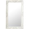 vidaXL Specchio da Parete Stile Barocco 50x80 cm Bianco