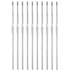 QUARKZMAN Uncinetto Uncino Acciaio Inox Acciaio 1,6mm Ferri Maglia Ferri da Uncinetto per Filati Fai Da Te Filato Artigianale, 10pz