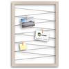 Clamaro 'Collage Flex' Cornice Portafoto 40 x 60 cm | Beige | Cornice per foto collage con elastici e mollette fotografiche | Ideale come galleria per foto o cartoline