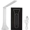 Ymiko Lampada da scrivania a LED Lampade da scrivania pieghevoli Lampada da tavolo ricaricabile con dimmer a 3 livelli, lampada touch control per camera da letto del comodino