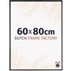 Dutch Frame Factory - Cornice 60x80 cm - Nero Opaco - Cornice per foto in Plastica con vetro plastico Antiriflesso - Cornice portafoto 60x80 cm - Easy