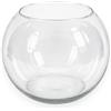 KORAT Vaso Boccia in Vetro Trasparente Design Rotondo Elegante per Fiori, Candele, Piante o Decorazioni Disponibile in 4 Dimensioni (16-20-25-30 cm) Ideale per Casa, Eventi (Ø 25 cm - 19x25x25 cm)