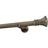 Sento Kit Bastone per Tende in metallo 25mm Ottone Antico Modern Montaggio Muro 160 cm (1x160cm) PRYMA