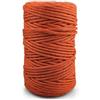 Netuno 1x corda macramè colorata rame 5 mm 100 m corda cotone singola ritorta corda naturale colorata per macramè filo singolo macramè cordoncino colorato filato gomitolo cotone uncinetto