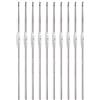 QUARKZMAN Uncinetto Uncino Acciaio Inox Acciaio 1,25mm Ferri Maglia Ferri da Uncinetto per Filati Fai Da Te Filato Artigianale, 10pz