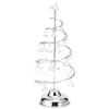 VBESTLIFE Lampada per Albero di Natale in Cristallo, 13 Pollici 27 LED Scrivania da Comodino Luce Notturna in Cristallo Decorazione da Tavolo Luce LED a Batteria, per Matrimoni a casa