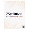 Dutch Frame Factory - Cornice 75x100 cm - Bianco Lucente - Cornice per foto in Plastica con vetro plastico Antiriflesso - Cornice portafoto 75x100 cm - Easy