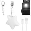 Erconsso Luce LED per borsetta, lampada a LED per borsa, tattili appendibili, sensore ricaricabile, portachiavi, per camera da, casa, inverno, comodino, scrivania