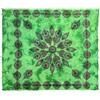 Seamar Telo Copritutto Grande Pavone 100% Cotone Indiano Stampato 210x240 cm Verde