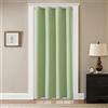 GYROHOME Tende per porte in tinta unita, colore verde chiaro, con occhielli tende oscuranti, pannello singolo, per porte e finestre, 117 x 229 cm