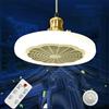 GQMYCDM Ventilatore da Soffitto con Luce Moderni, Ventilatore da Soffitto Chiuso con Luce e Telecomando, Ventilatore da Soffitto Senza Lama, Ventilatori da Soffitto Intelligenti Dimmerabili(White)