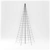 Twinkly Light Tree 3D 3m, Albero Natale a Pennone Interni ed Esterni, Albero Preilluminato 450 LED Mappabili RGB+Bianco, Compatibile Alexa e Google Home, IP44, Decorazione Natalizia Controllata da App