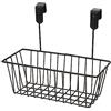 VR VETRINEINRETE Vetrineinrete® Cestino Porta Oggetti con da Appendere a Ante o cassetti Organizer Cucina Bagno (Nero)