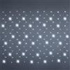 damastoreitalia Tenda Luminosa Natalizia effetto Cascata con 240 LED Flash, 6x0,80 mt, Prolungabile, Uso Esterno ed Interno IP44 (Luce Fredda + Flash Bianco, 6 metri)
