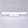 KISUFU Lampada da Specchio a LED per Bagno 11W mobile Luce Specchio Bagno 55cm lampada bagno Bianco Freddo 6000K Moderno Bagno Luce per Trucco,Faretto Specchio Bagno (Guscio bianco, Bianco)