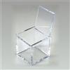 EMMEBI 50 SCATOLE CUBO PLEXIGLASS 5X5X5 CM Trasparente X Confetti