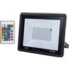 Huayeex Faretto a LED Esterno - Fari Esterni per Giardino,Impermeabile Luce RGB con Telecomando Luminosità Regolabile per Cortile Giardino Viale
