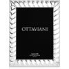 Ottaviani Portafoto fascia stretta della Collezione Torchon in Miro Silver cm 18x24