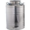 SANSONE Contenitore AGGRAPPATO Olio Fusto Alimentare Acciaio DAMIGIANA BIDONE (50 Litri)