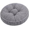 uyeoco Set di 4/2/1 Cuscini Rotondi per Sedie Cucina, 40x40/45x45 per Sedie da Pranzo,Esterno, Giardino, Cucina, Ufficio, Soggiorno(A1,1PCS_45X45CM)