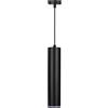 VR VETRINEINRETE Vetrineinrete® Lampadario a sospensione di forma cilindrica lampada pendente con attacco GU10 punto luce (Nero)