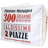 Home Tresor Piumino Matrimoniale Invernale in Fibra 300 g/m², Piumone Interno Bianco Autunnale/Invernale, Imbottitura Calda e Soffice Winter 250x200 Matrimoniale