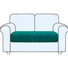 SHUOJIA Copriseduta Divano, Fodera Per Cuscino Indipendente, Antiscivolo Copriseduta Divano Elasticizzato Copri Cuscini Divano 1/2/3/4,Protezione Del Cuscino Sedile Del Divano (Malachite Green,2-Seater)