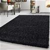 Teppium Moderno Tappeto Salotto 80 x 250 cm Antracite - Shaggy Tappeto per scendiletto Camera da Letto, Cucina y Soggiorno - Tappeto Morbido y Fluffy, Monocromatico, facile manutenzione