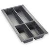 ORGA-BOX® IV UNIVERSALE Portaposate da cassetto tagliabile argento grigio da 30 (473,5 x 226 mm)