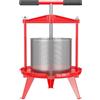Wiltec Torchio Frutta da 14 Litri, cestello in Acciaio Inox, con treppiede e beccuccio