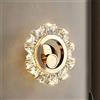 EDSN Applique Da Parete Interno LED 5W Bianco Caldo Luce Acrilico Lampada Da Parete Moderno Decorazione Lampada A Muro Per Camera Da Letto Soggiorno Corridoio Scale Luce Notturna, Faretto A Parete, Oro