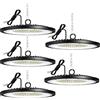 CGSGDK 5 PCS 300W Faretto LED UFO, 40000LM UFO Lampada da Officina, 6000K-6500K Bianco Freddo LED High Bay Light, IP65 Super luminoso Fari Potente Risparmio Energetico Faretto per Soggiorno Officine