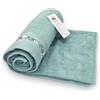 Vico Casa® Telo bagno grande, asciugamano bagno doccia 100x150cm / In 100% cotone, certificato OEKO-TEX/MARION MENTA disegno floreale
