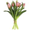 SPORTARC Tulipani artificiali, realistici al tatto, in lattice, tulipani finti, bouquet da sposa, decorazione per casa, giardino