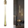 TPWEWRX 3W LED Apparecchi moderni a sospensione Creativo a goccia forma soffitto sospensione Luce a sospensione Art Deco pendente illuminazione lampadario per soggiorno camera da letto scala (B)