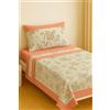 Corredocasa Completo Lenzuola in Flanella Morbida e Calda - 1 Piazza - Letto Singolo - Ideale per l'inverno, Caldo Cotone Made in Italy, Lavabile in Lavatrice (Singolo, Rosa Fiori)