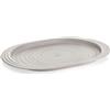 Guzzini - Tierra, Vassoio L in Plastica Riciclata - Grigio Tortora, 47,5x32,5xh3 cm - 197401158