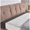 Monbaer Cuscino per riempire lo spazio del letto su misura, imbottitura in schiuma per materasso, cuscino per testata lungo e imbottito per chiudere lo spazio tra il materasso e la testata o il muro