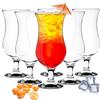 Sendez 6 bicchieri da cocktail Hurricane da 480 ml, 9 varianti trasparente