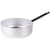 Baldassare Agnelli Pentole Agnelli ALMA10718 Linea Alluminio 3mm Casseruola Bassa con 1 Manico, 18 cm, Acciaio, Argento