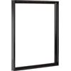 Bildershop-24 Cornice per giunti ombreggiati Lamia, 100 x 140 cm, nero lucido, Kit di autoassemblaggio fai da te