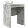 vidaXL Scrivania Grigio Cemento 60 x 50 x 76 cm, Scrivania compatta, Stile Moderno, Spazio ergonomico, Tavolo per Scrivere, Mobile Resistente per stanze Piccole