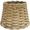 vidaXL Paralume da Soffitto Marrone Ø20x15 cm in Vimini