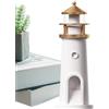 Generic Moonlight Lampada Fari Proiettore Luce Notturna Ricaricabile LED Tavolo Nautico Wireless Fari Decorazione Domestica Torre Luna Lampada Notte per Camera da Letto Soggiorno