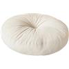 FytStycale Cuscino da Pavimento Rotondo Cuscino Tatami Giapponese Seduta da Terra Pouf Morbido Spesso E di Supporto Adatto per Adulti E Bambini in Camera da Let, Beige