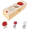 Creative Deco Personalizzata Idee Regalo San Valentino per lei/lui | Il tuo Testo Scatola Regalo di Legno oer Vino | Personalizzato Scatola dei Ricordi | Per Donna, Uomo e Coppie | 1 Bottiglia