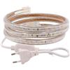XUNATA Striscia LED, 13 Metri, Luce Blu, 220V SMD 3014, 120 LEDs/m, IP65 Impermeabile, Flessibile Striscia a LED Moderno per Cucina Scala Soffitto Tetto