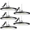 CGSGDK 5 PCS 200W Faretto LED UFO, 26000LM UFO Lampada da Officina, 6000K-6500K Bianco Freddo LED High Bay Light, IP65 Super luminoso Fari Potente Risparmio Energetico Faretto per Soggiorno Officine
